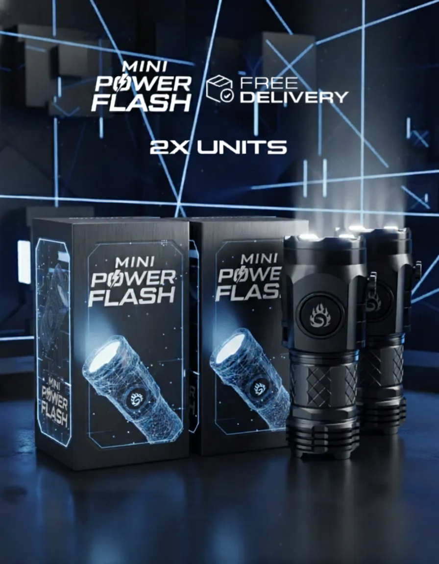 Mini Power Flash – Portable Indestructible Tactical Flashlight