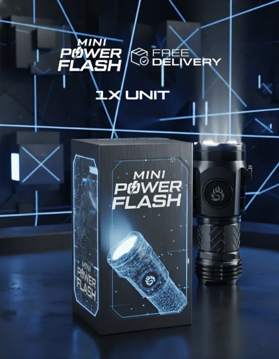 Mini Power Flash – Portable Indestructible Tactical Flashlight