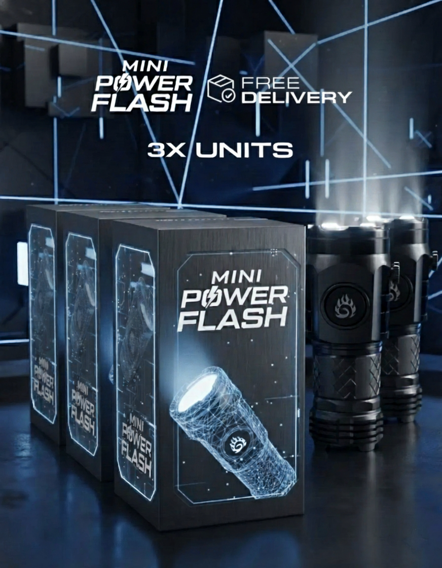 Mini Power Flash – Portable Indestructible Tactical Flashlight